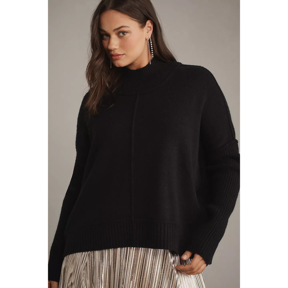 The Gretchen Cozy Mock-Neck Sweater by Maeve 2x NWT